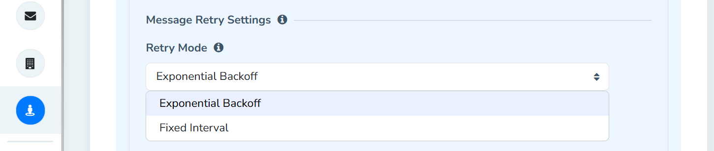 Exponential Backoff (Default Mode) Exponential Backoff (Default Mode)