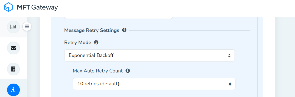 Exponential Backoff - Retry Count Exponential Backoff - Retry Count