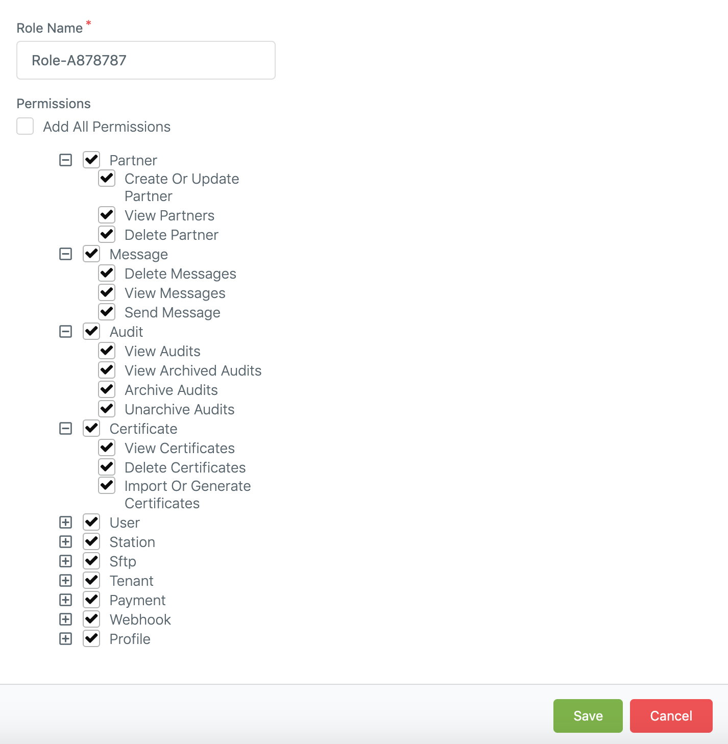 AS2 Gateway User Roles