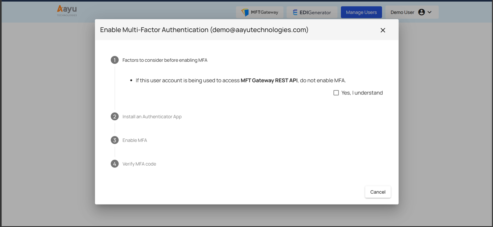 Enable MFA-step-1