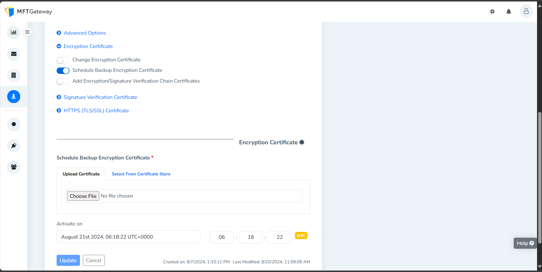 Manage Partner view