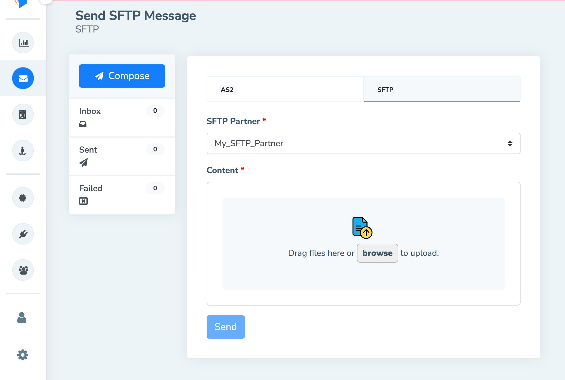 Send SFTP Message