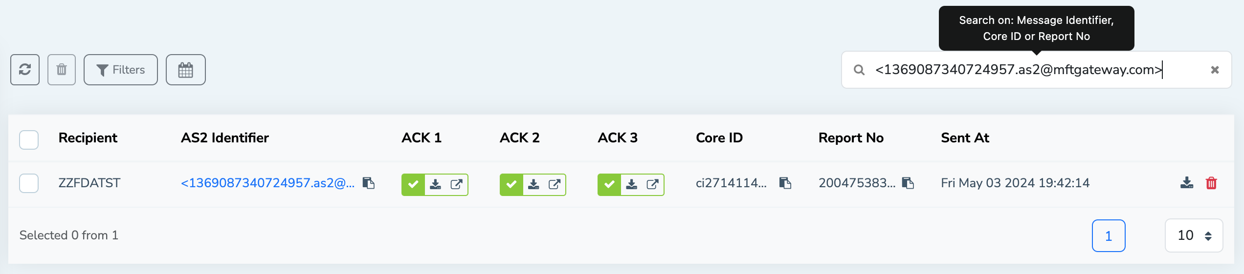 FDA - search filters