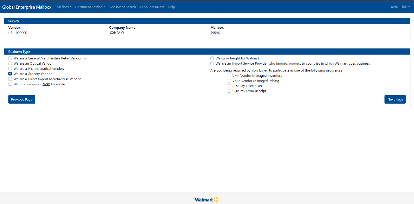 Complete the AS2 questionnaire