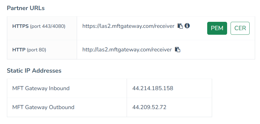 Static IP Addresses