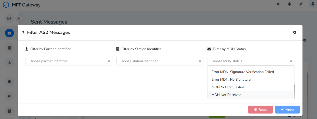 Smart filtering across message lists