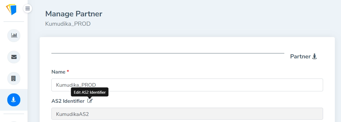 Update AS2 IDs of partners