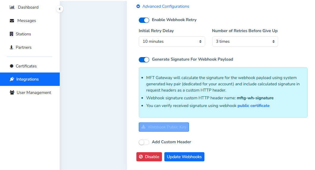 Integration view