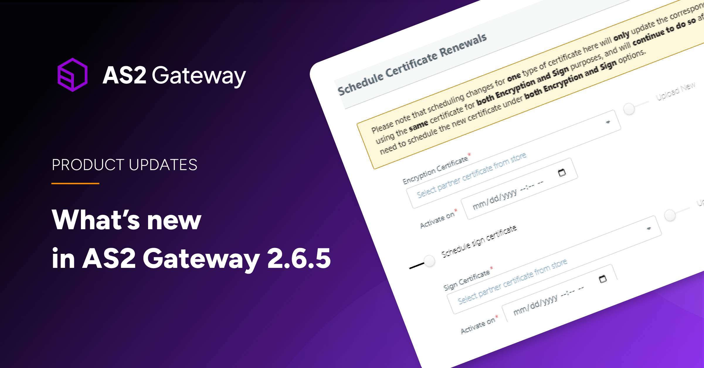 Product Update