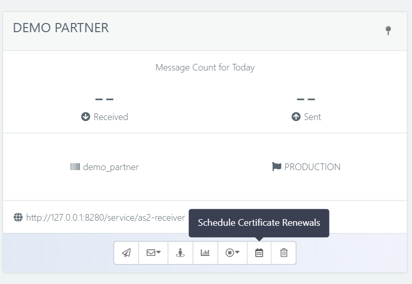 Schedule Partner Certificate Renewals