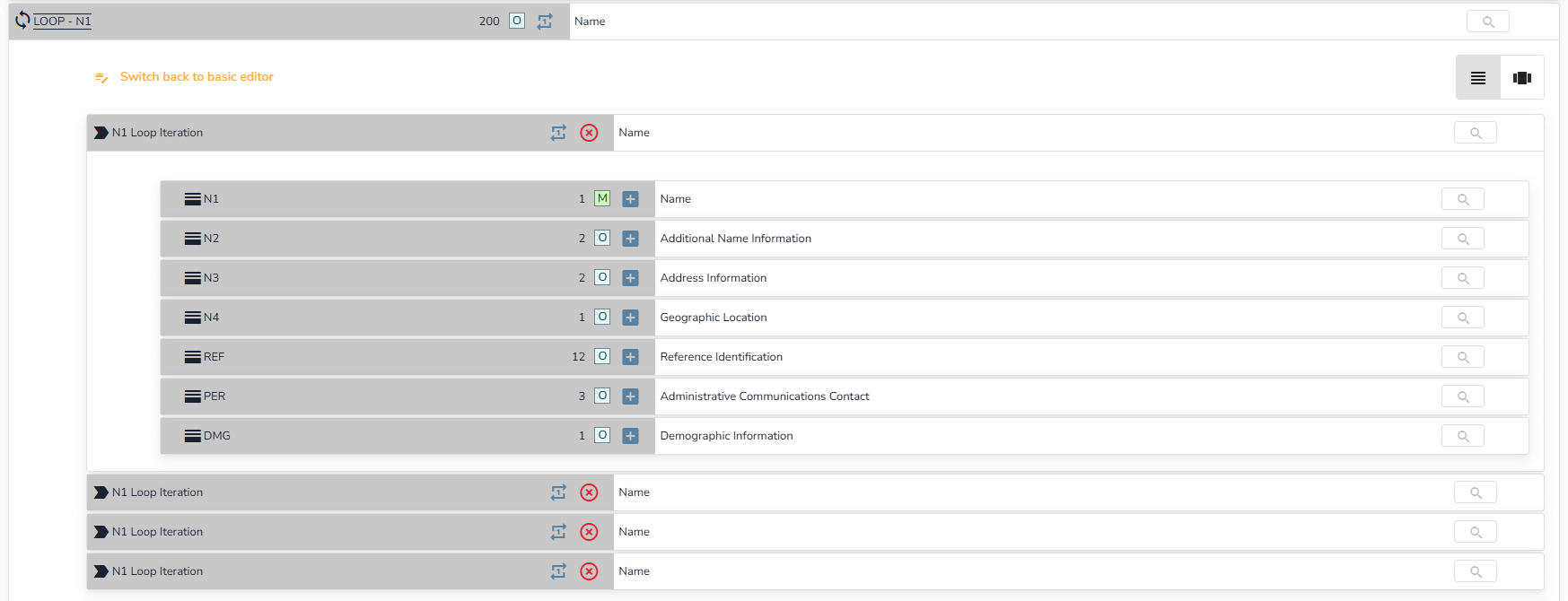 Add Loop Hierarchical View