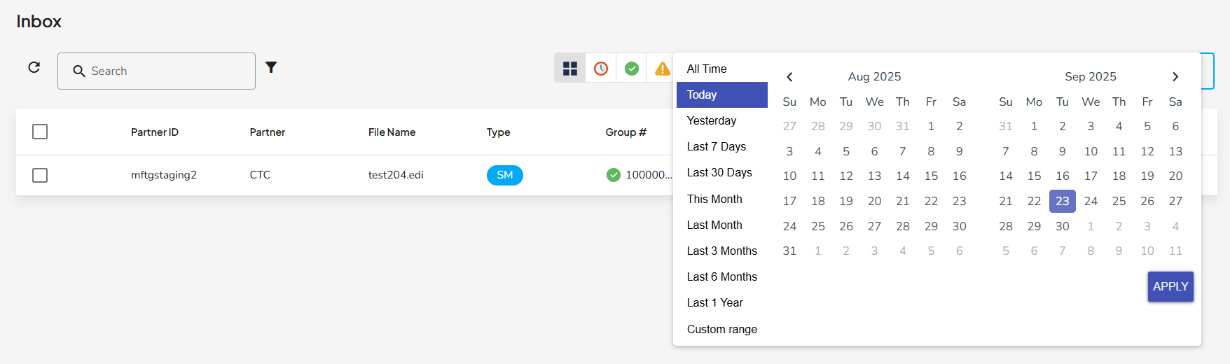 Inbox-filter-by-date