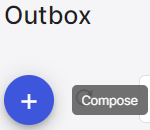 "Compose" button on table header in Outbox
