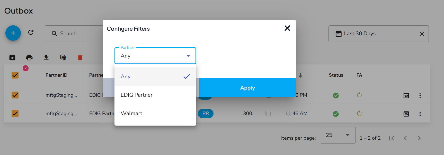 Outbox-filter-by-partner