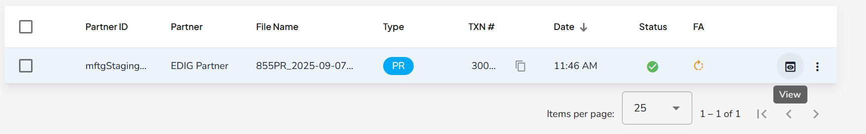 Outbox-table-entry-view-button
