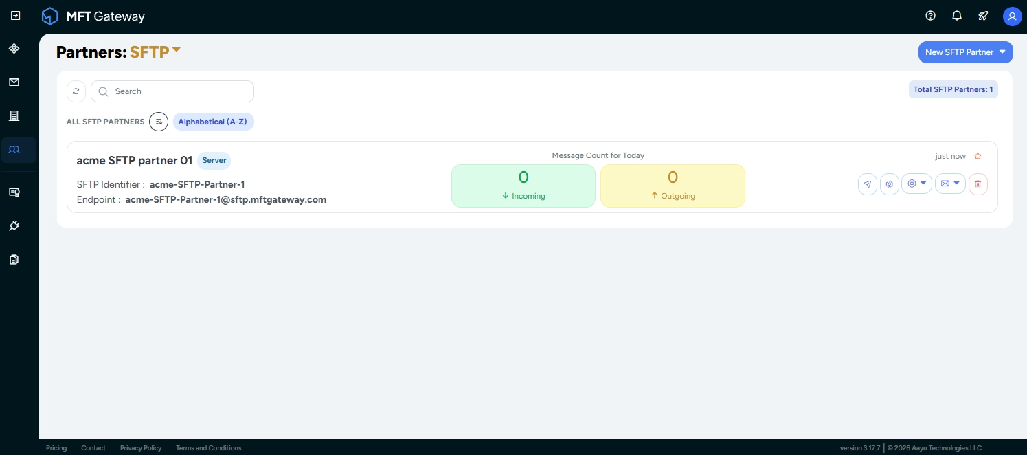Created SFTP Partners Created-SFTP-Partners-View