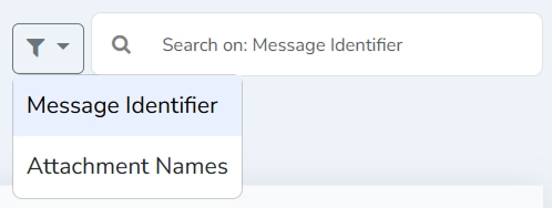 Queued Messages Table Search Text Box
