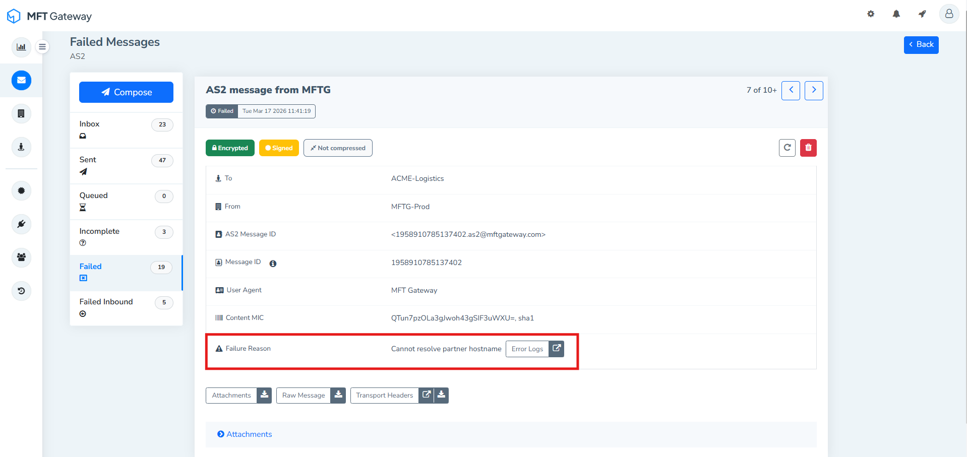 Host Resolution Failure