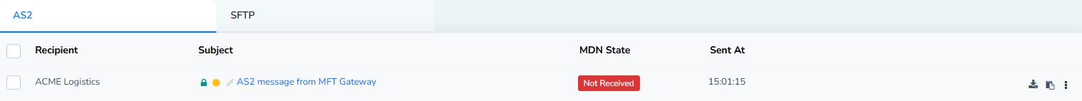 MDN Not Received